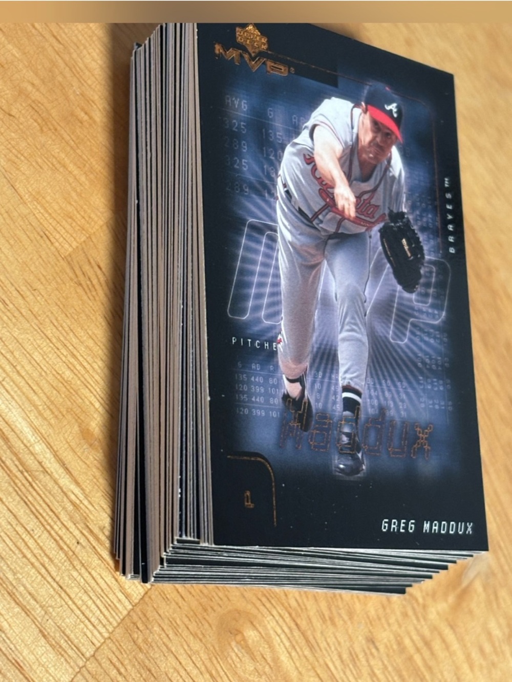 48 card Upoer Deck MVP Baseball Stars Lot|Maddux Mussina Larkin and Edmonds